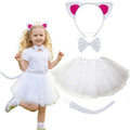 Kids White Cat Costume