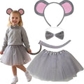 Girls Gray Mouse Costume
