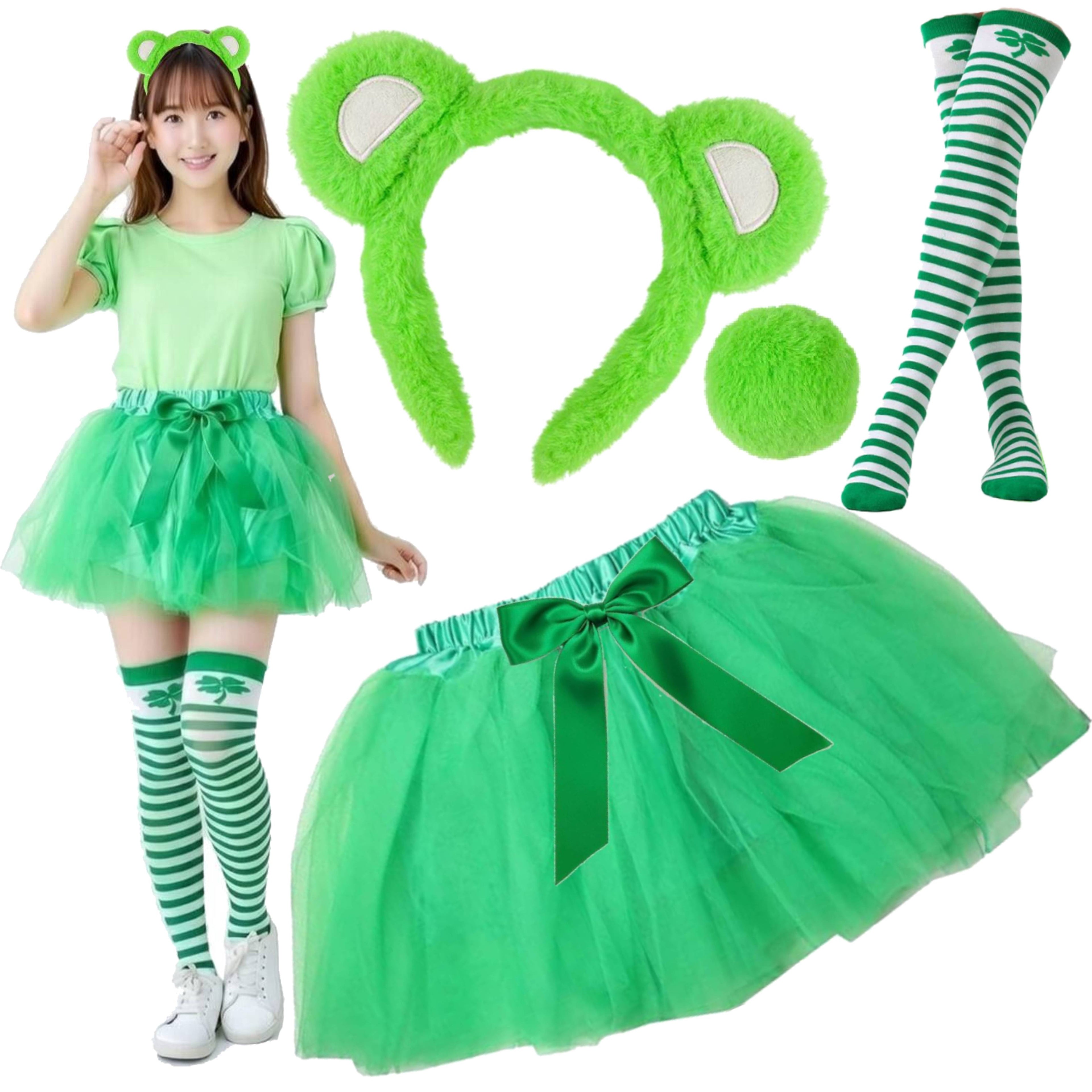 Women Bear Costume 5-Piece Set (6 Colors Available)