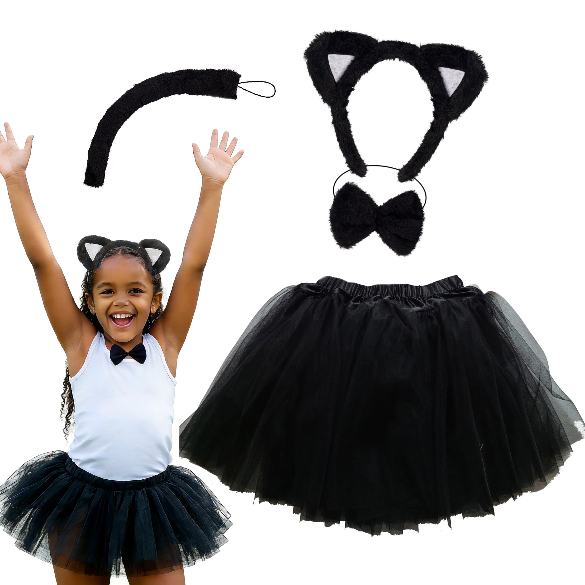 Kids Black Cat Costume