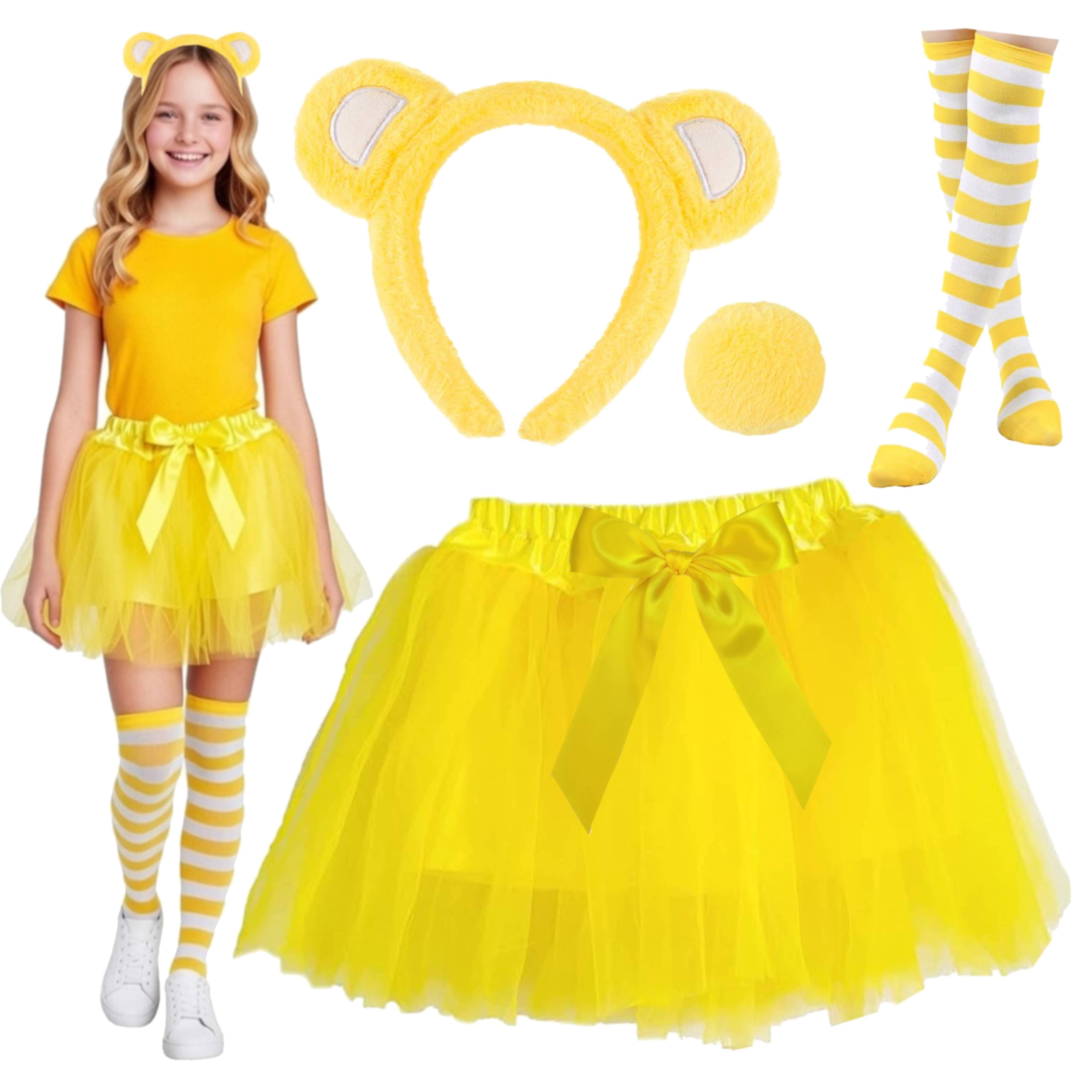 Women Bear Costume 5-Piece Set (6 Colors Available)