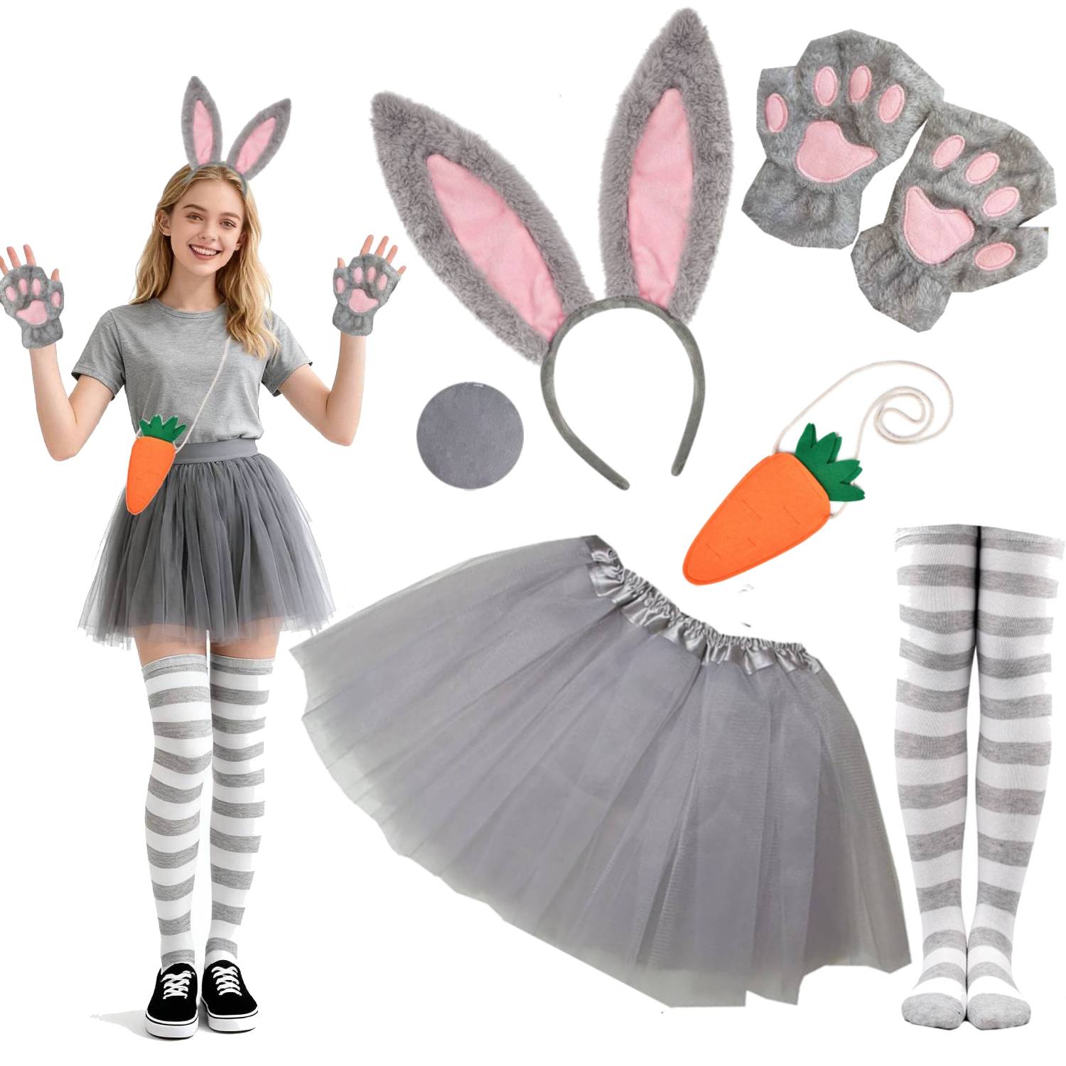 Women Bunny Costume (2 Colors Available)