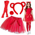 Women Bear Costume 5-Piece Set (6 Colors Available)